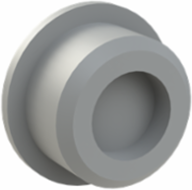 PLUG SCREW PA6 M12 GRY