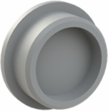 PLUG SCREW PA6 M25 GRY