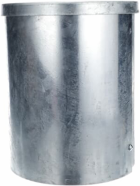 Hot Dip Galvanized Steel Ground Electrode Box 10 Inch Diameter, 12 Inch Depth