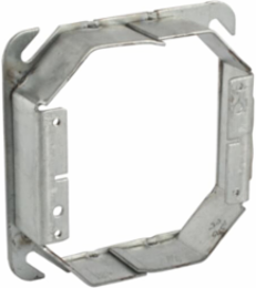 4 Inch Square Two Gang Tile Cover, Pre-Galvanized Steel, 7 Cubic Inches
