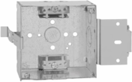 4 Inch Square Electrical Outlet Box, 30.3 in³, Pre-Galvanized Steel