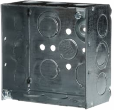 4 INSQUARE BX,STL,30.3CU,.5&3/4E-KO