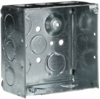 4 INSQUARE BX,STL,30.3CU,.5&3/4E-KO