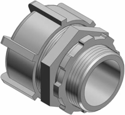 3/4 Inch Aluminum Liquidtight Connector, Non-insulated, UL E23018, CSA