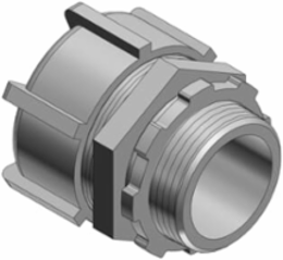 3/4 Inch Aluminum Liquidtight Connector, Non-insulated, UL E23018, CSA