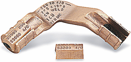 E-Z-Ground Compression Grounding Connector, 4/0-250 kcmil, Outer Dimensions 24x5.9x4.4 Inch