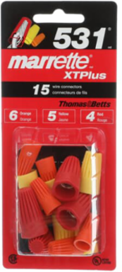 MARRETTE ORANGE YELLOW RED PKG/15