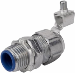 1/2 Inch Flexible Metal Conduit with Insulated Revolver Lug and Grounding Connectors