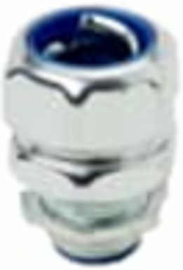 3/4 Inch Steel Insulated Liquidtight Connector, Electro Zinc Plated
