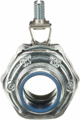 3/4 Inch Steel Liquidtight Insulated Connector with Revolver Lug for Ground Wire