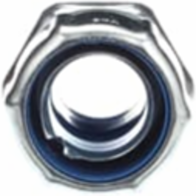 1 Inch Steel Insulated Liquidtight Connector, UL E23018, CSA, Electro Zinc Plated