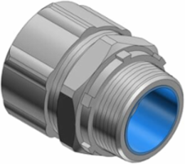 1 Inch Steel Insulated Liquidtight Connector, UL E23018, CSA, Electro Zinc Plated