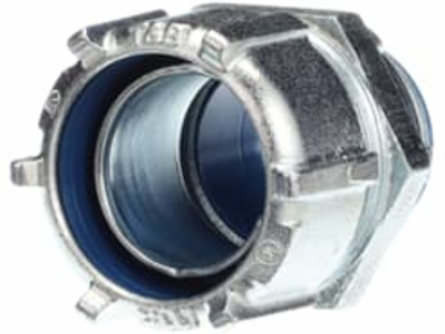 1-1/2 Inch Straight Malleable Iron Insulated Connector, UL E23018, CSA Approved