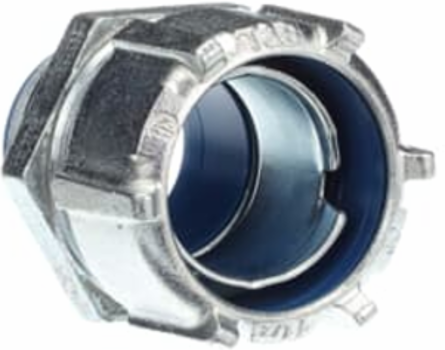 1-1/2 Inch Straight Malleable Iron Insulated Connector, UL E23018, CSA Approved