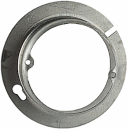 Round Outlet Box Cover, 4 Inch Diameter, 7.3 Cubic Inches, Pre-Galvanized Steel