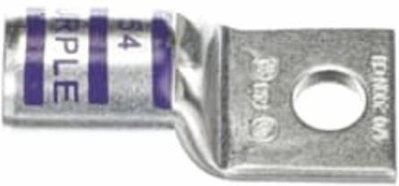 4/0 CU STD. BRL. 1 HOLE 3/8 IN BOLT