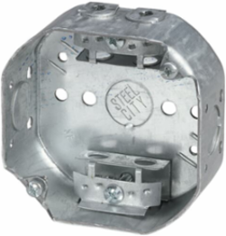 Octagon Electrical Box 4 Inch Diameter x 1-1/2 Inch Deep, 15.8 Cubic Inches