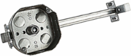 Octagonal Electrical Box, 4 Inch Diameter x 1-1/2 Inch Depth, Steel