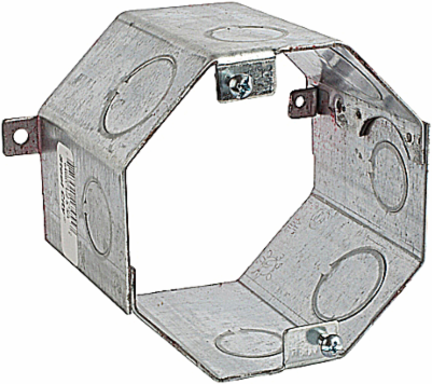 Octagonal Concrete Box 35 Cubic Inches, 4 Inch Diameter x 3 Inch Depth