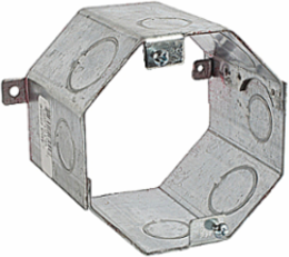 Octagonal Concrete Box 35 Cubic Inches, 4 Inch Diameter x 3 Inch Depth
