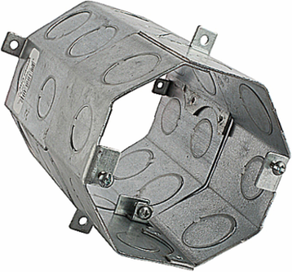 Octagonal Concrete Box, 4 Inch Diameter x 6 Inch Depth, 70 Cubic Inches