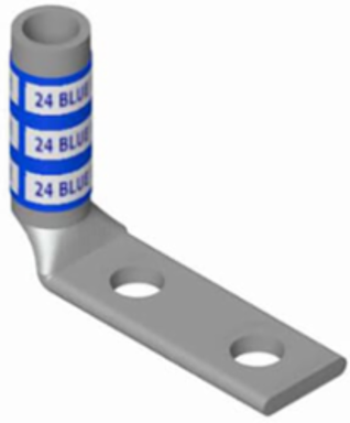 CU TP 2HL LUG 90D LONG 3/0 1/2B ORG