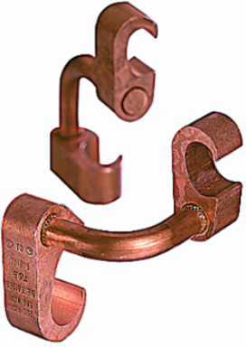 E-Z-Ground Compression Grounding Connector for #1 Str.-250 kcmil Cable, 10.5x10.25x12.75 Inch