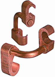 E-Z-Ground Compression Grounding Connector for #1 Str.-250 kcmil Cable, 10.5x10.25x12.75 Inch