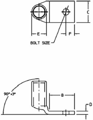 L. BARREL, 1 HOLE, BLIND END, 90