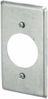 One Gang Utility Box Cover, 4 Inch x 2-1/8 Inch, Pre-Galvanized Steel
