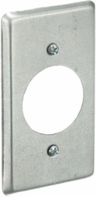 One Gang Utility Box Cover, 4 Inch x 2-1/8 Inch, Pre-Galvanized Steel