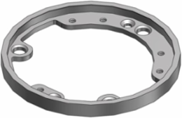 600 4 Inch Aluminum Trim Ring for 600 Series Floor Boxes