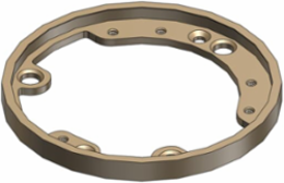 Brass Trim Ring for 600 Series Floor Boxes, UL E2969 Certified