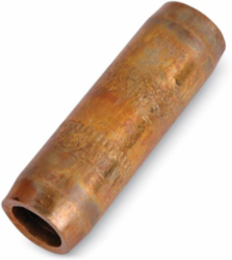 Threadless Coupling, 5/8 Inch x 2.5 Inch, Copper Alloy for Ground Rods