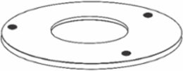 Gasket for P-60-DR and P-60-DU Floor Plate Assemblies, 5x5 Inch, UL E2969