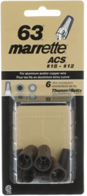 MARRETTE NO 63 ALUMINUM WIRE PKG/6