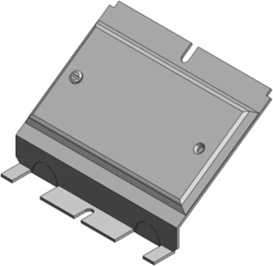 Galvanized Steel Blank Device Plate, 10-1/4 Inch x 4-11/16 Inch