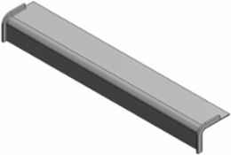 Galvanized Steel Plate for 664 S Floor Boxes, 10-1/4 Inch Length