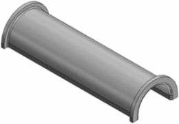 Galvanized Steel Wire Tunnel for Floor Box, 10-1/4 Inch Length, 90 Cubic Inches
