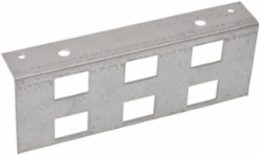 Steel Floor Box Plate with 6 Keystone Openings