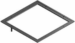 Recessed Service Trim Ring, 13-1/4 Inch x 15-1/4 Inch, Zinc Die Cast