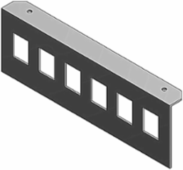 Galvanized Steel Recessed Service Floor Box, 13-1/4 Inch x 15-1/4 Inch x 2-1/2 Inch