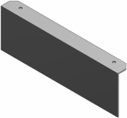 Blank Plate for Ultra-Shallow Floor Box, 13-1/4 Inch x 15-1/4 Inch, Galvanized Steel