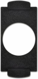 Center Device Plate, Single Round Receptacle, 1-5/8 Inch Opening