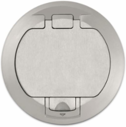 Aluminum Flush Cover, 5-31/32 Inch Opening, 6 Inch Depth, 1000 Pound Load Limit