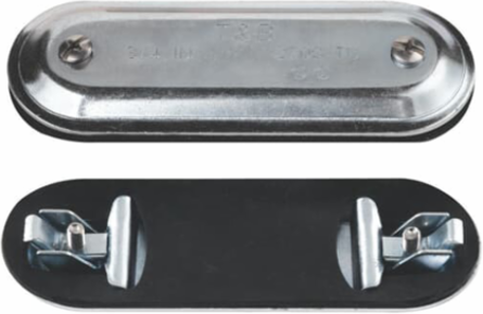 2 INCH STAMPED STEEL COVER, FORM 8