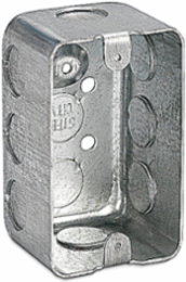 Single Gang Utility Box 4-1/8 Inch x 2-1/2 Inch x 2-3/16 Inch, 18.8 Cu. In.