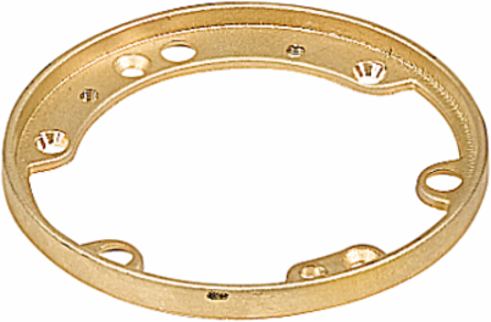 Brass Tile Trim Ring for Flush Service Floor Box, 5-5/32 Inch Opening