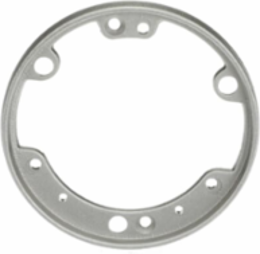 Aluminum Trim Ring for 68P Floor Box, 5-5/32 Inch Opening, 6 Inch Depth