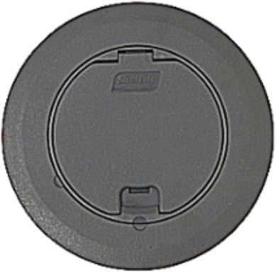 Flush Service Floor Box Cover Kit, 5-5/32 Inch Opening, Gray Non-Metallic